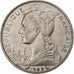 Réunion, 50 Francs, 1962, Nickel, AU(50-53), KM:12