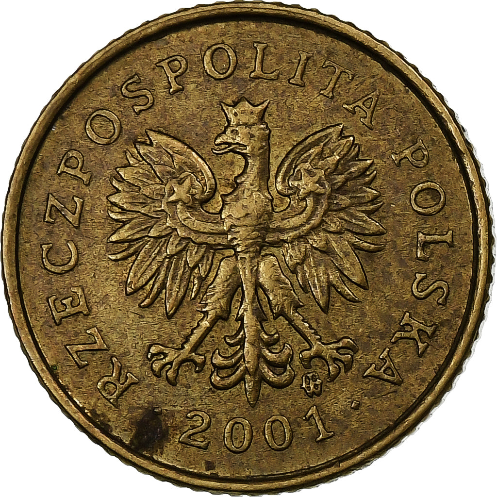 Polen, Grosz, 2001, Warsaw, Messing, SS, KM:276