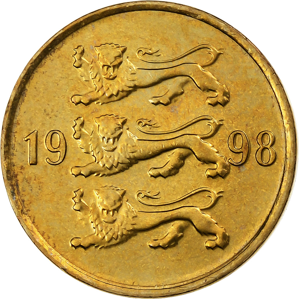 Estonia, 10 Senti, 1998, no mint, Aluminum-Bronze, MS(65-70), KM:22