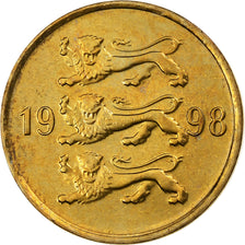 Estonia, 10 Senti, 1998, no mint, Aluminum-Bronze, MS(65-70), KM:22