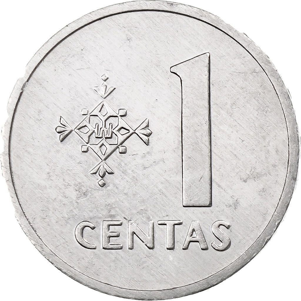 Lithouwen, Centas, 1991, Aluminium, FDC, KM:85
