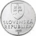 Slovacchia, 10 Halierov, 1999, Alluminio, FDC, KM:17