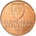 Slovacchia, 50 Halierov, 2003, Acciaio placcato rame, FDC, KM:35