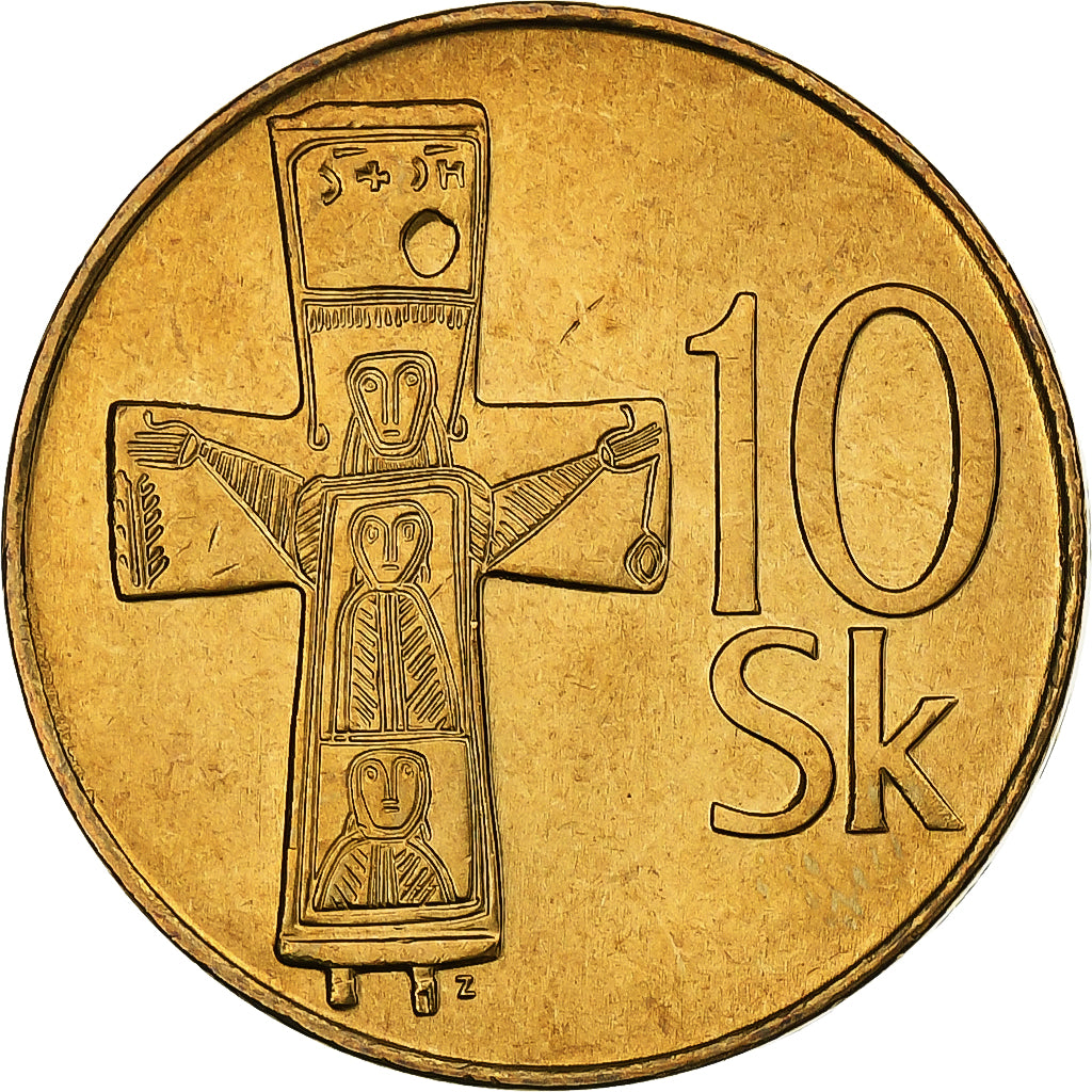 Slovakia, 10 Koruna, 1995, Aluminum-Bronze, MS(65-70), KM:11