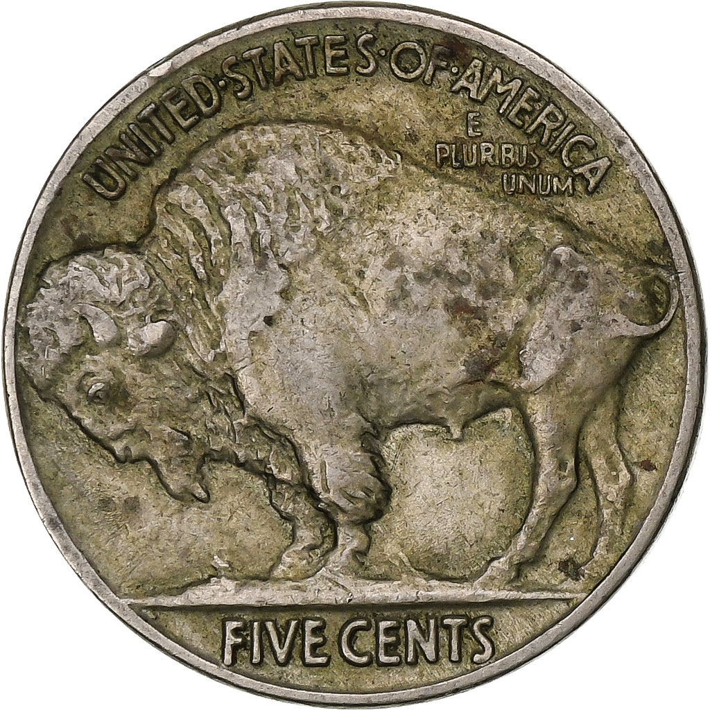 Estados Unidos, 5 Cents, Buffalo Nickel, 1935, U.S. Mint, Cobre - níquel, MBC