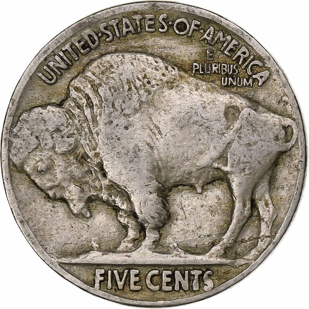 Estados Unidos, 5 Cents, Buffalo Nickel, 1925, Philadelphia, Cobre - níquel