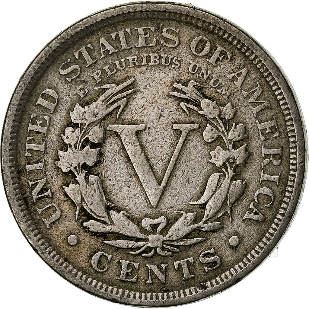 United States, 5 Cents, Liberty Nickel, 1907, U.S. Mint, Copper-nickel