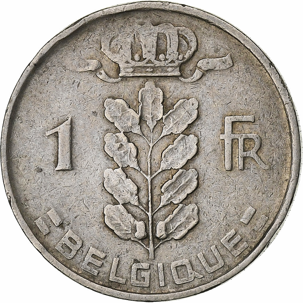 Belgien, Franc, 1952, Kupfer-Nickel, S+, KM:142.1