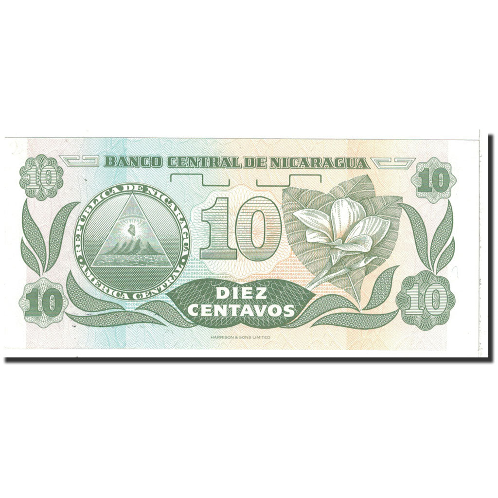 Banconote, Nicaragua, 10 Centavos, 1991, Undated, KM:169a, SPL