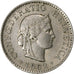 Suiza, 5 Rappen, 1962, Bern, Cobre - níquel, MBC+, KM:26