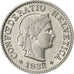 Suisse, 5 Rappen, 1932, Bern, Nickel, SUP, KM:26b