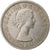 Grã-Bretanha, Elizabeth II, Florin, Two Shillings, 1956, Cobre-níquel