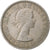 Grã-Bretanha, Elizabeth II, Florin, Two Shillings, 1961, Cobre-níquel