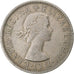 Groot Bretagne, Elizabeth II, Florin, Two Shillings, 1961, Cupro-nikkel, FR+