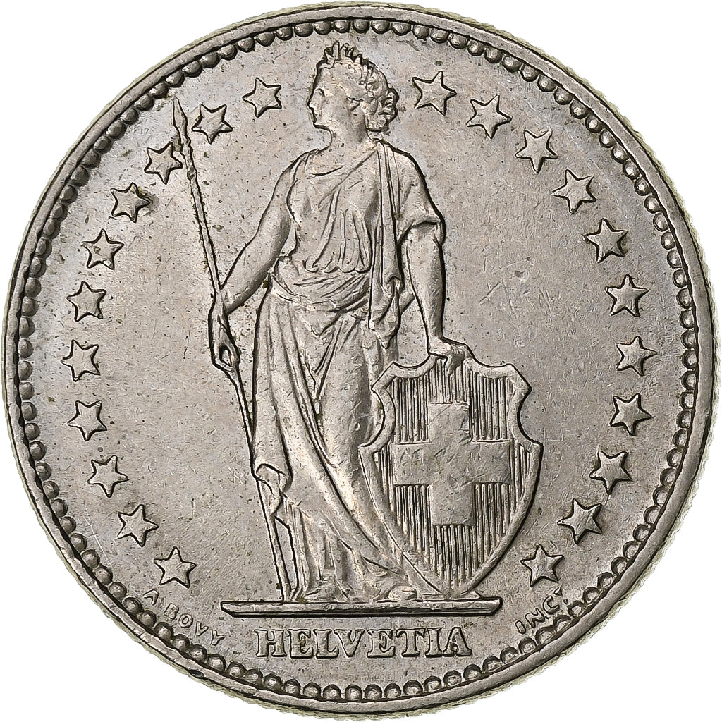 Svizzera, 2 Francs, 1969, Bern, Rame-nichel, SPL-, KM:21a.1