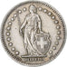 Suiza, Franc, 1944, Bern, Plata, MBC, KM:24
