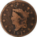United States, Cent, Coronet Cent, 1817, U.S. Mint, Copper, VF(20-25), KM:45