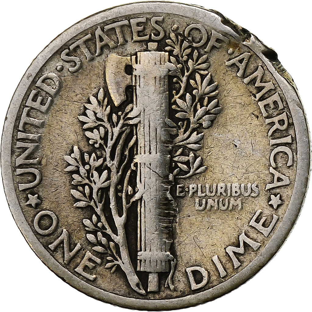 United States, Dime, Mercury Dime, 1926, U.S. Mint, Silver, VF(20-25), KM:140
