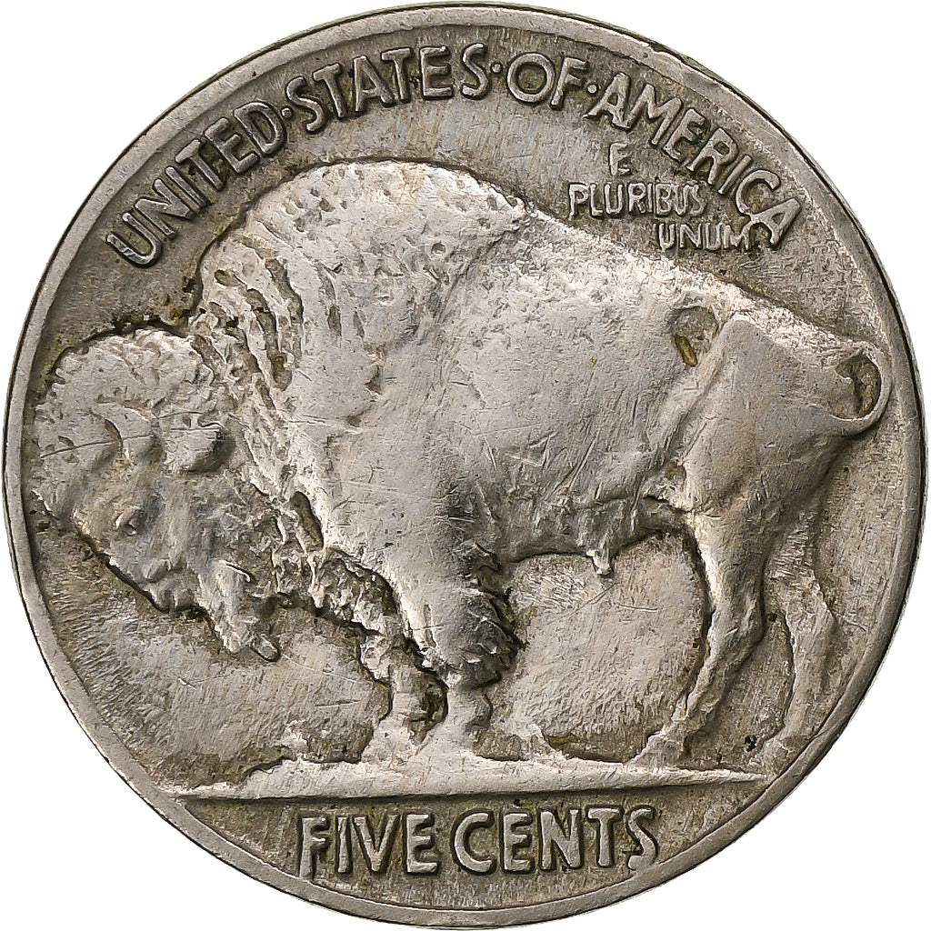 United States, 5 Cents, Buffalo Nickel, 1916, U.S. Mint, Copper-nickel