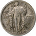 United States, Quarter, Standing Liberty Quarter, 1917, U.S. Mint, Silver