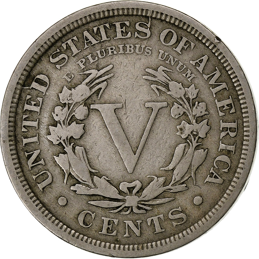 United States, 5 Cents, Liberty Nickel, 1907, U.S. Mint, Copper-nickel