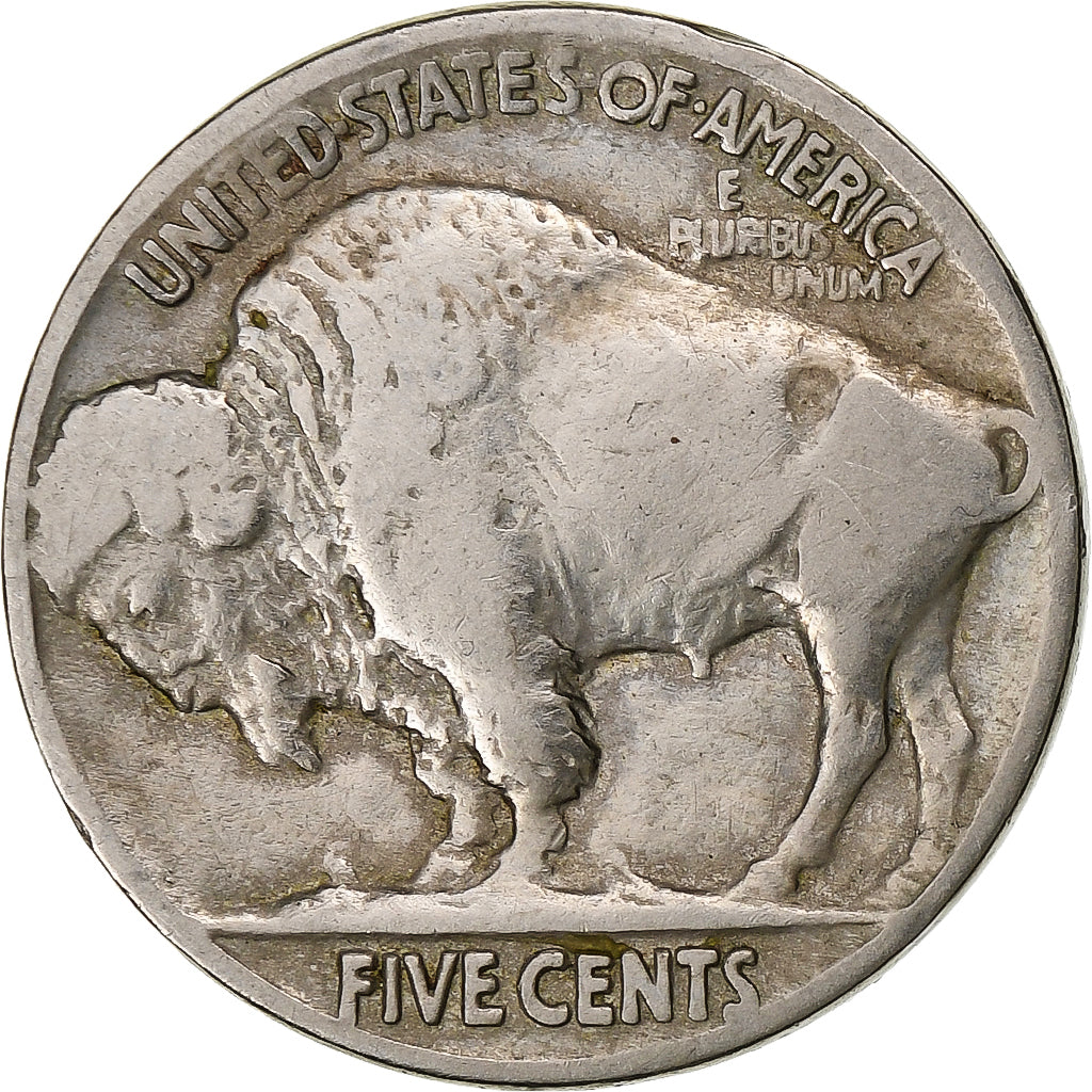 Stati Uniti, 5 Cents, Buffalo Nickel, 1924, U.S. Mint, Rame-nichel, MB, KM:134
