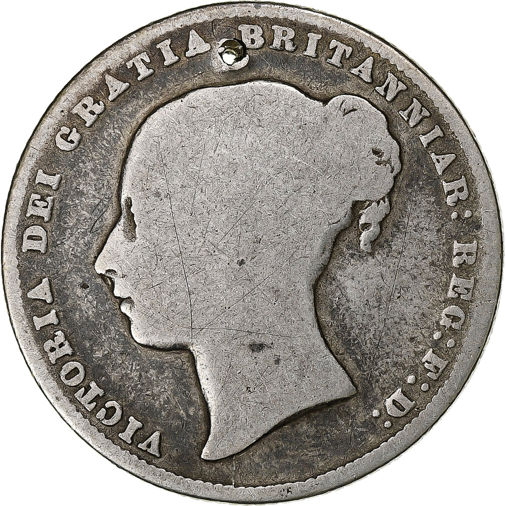 Grande-Bretagne, Shilling, 1838-1887, Londres, Argent, B, KM:734