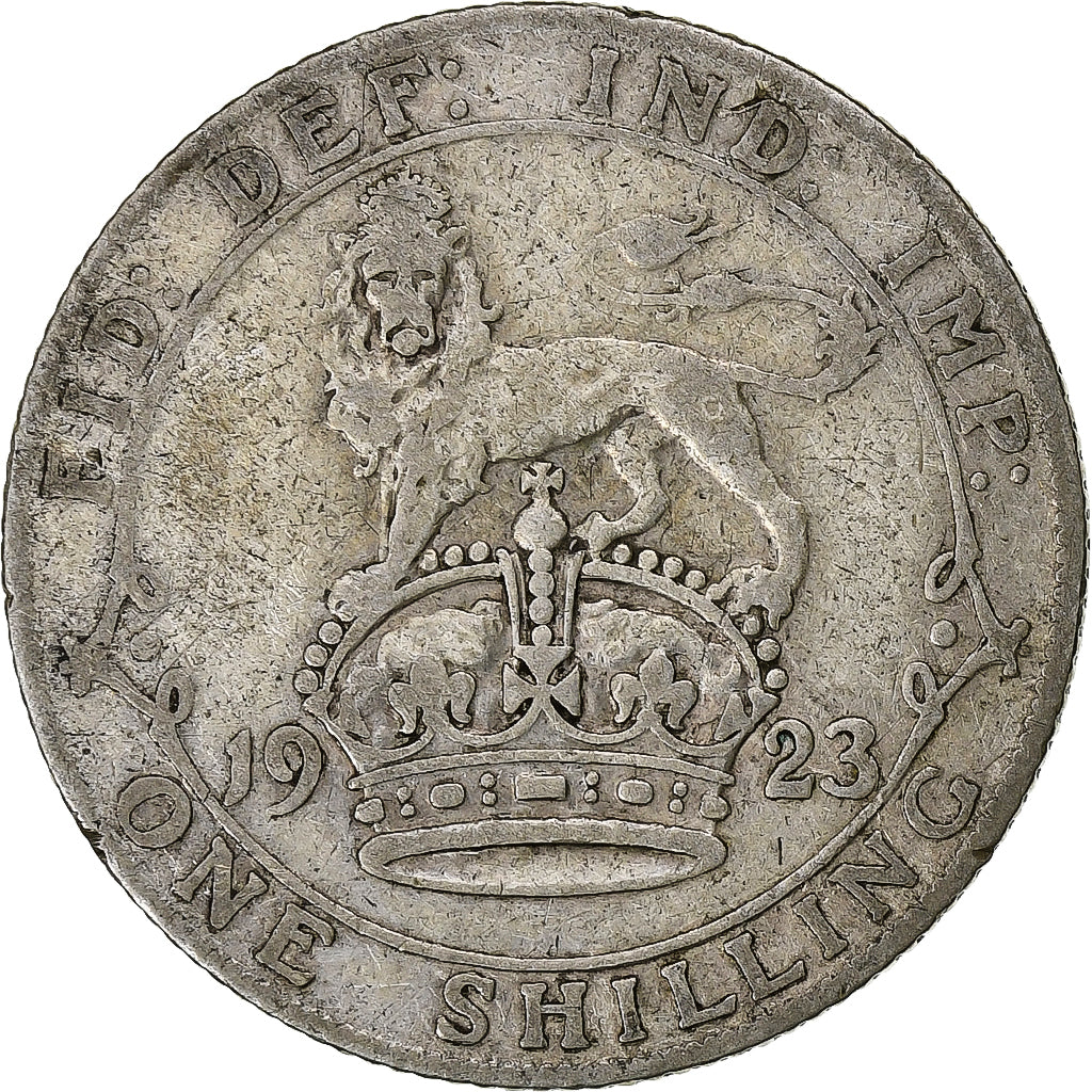 Gran Bretagna, George V, Shilling, 1923, Argento, MB+, KM:816a