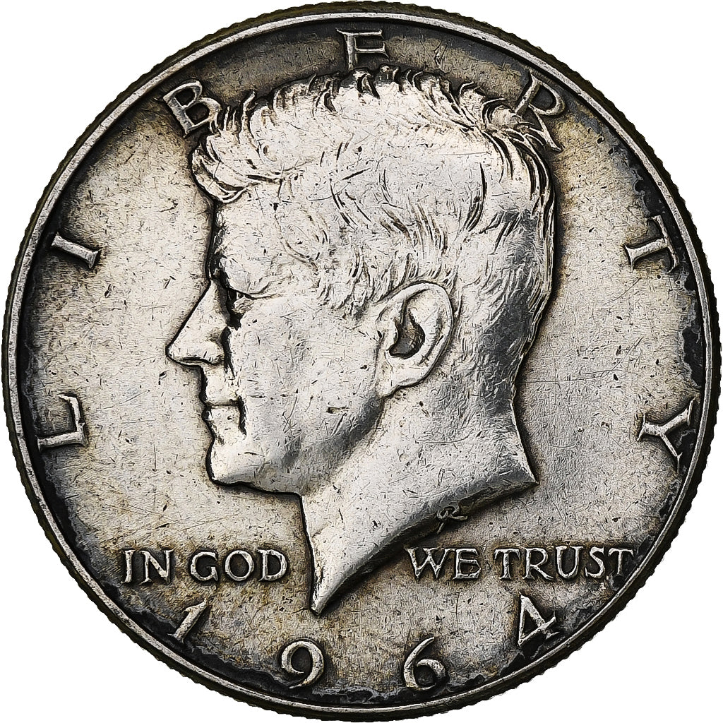 Vereinigte Staaten, Half Dollar, John F. Kennedy, 1964, Philadelphia, Silber