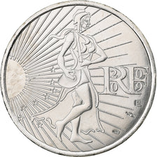 France, 10 Euro, Semeuse, 2009, Silver, MS(64), KM:1580