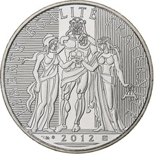 Francia, 10 Euro, 2012, Paris, Plata, SC+, Gadoury:EU 516, KM:2073
