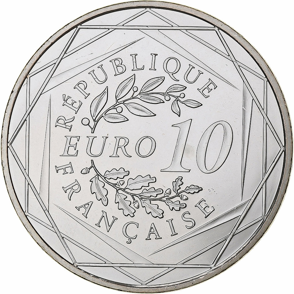 Francia, 10 Euro, 2012, Paris, Argento, SPL+, Gadoury:EU 516, KM:2073