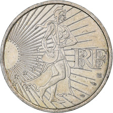 France, 10 Euro, Semeuse, 2009, Silver, AU(55-58), KM:1580