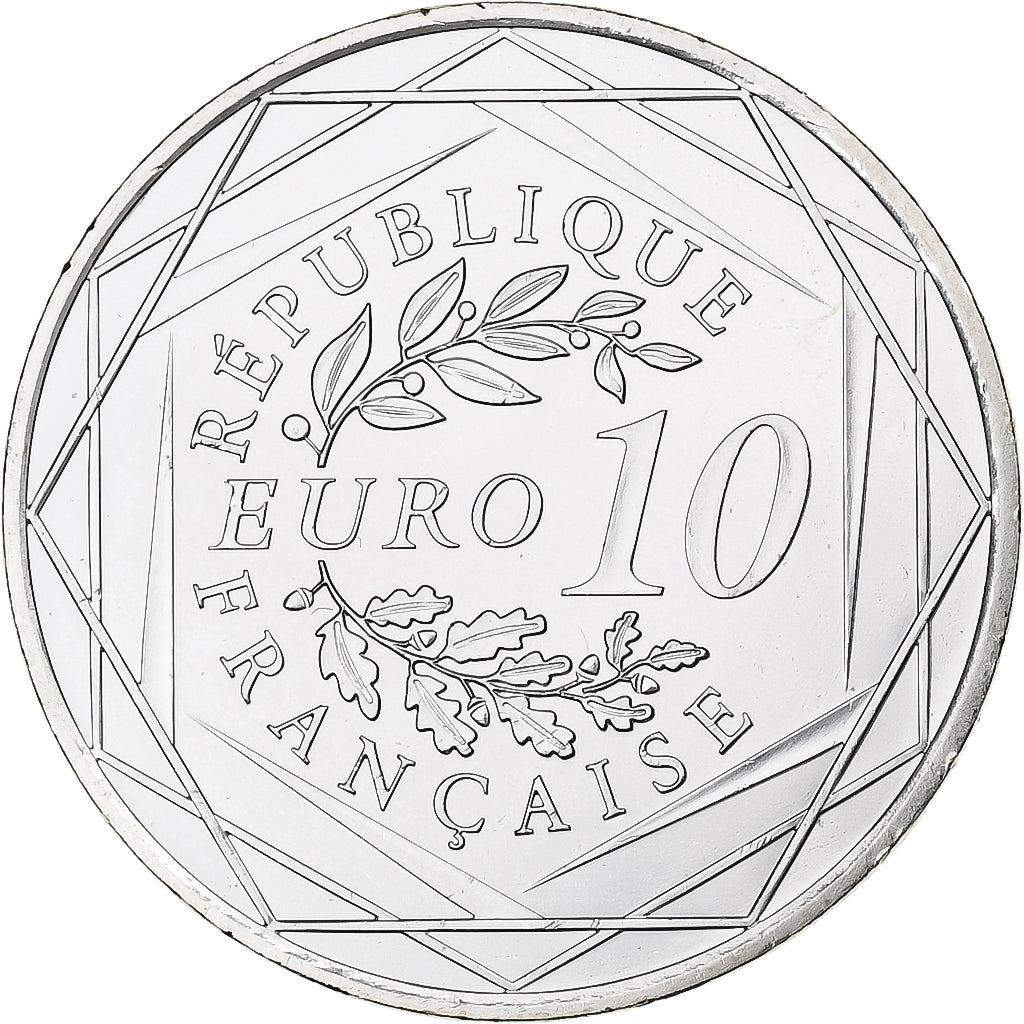 France, 10 Euro, 2012, Paris, Argent, SPL+, Gadoury:EU 516, KM:2073