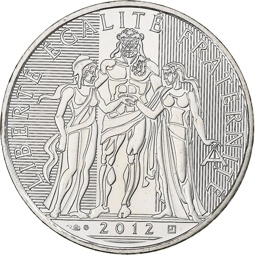 Frankreich, 10 Euro, 2012, Paris, Silber, UNZ+, Gadoury:EU 516, KM:2073
