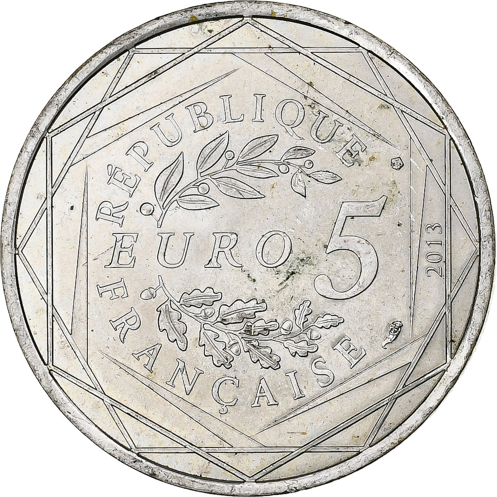 Francia, 5 Euros, Liberté, 2013, Argento, SPL, Gadoury:EU647