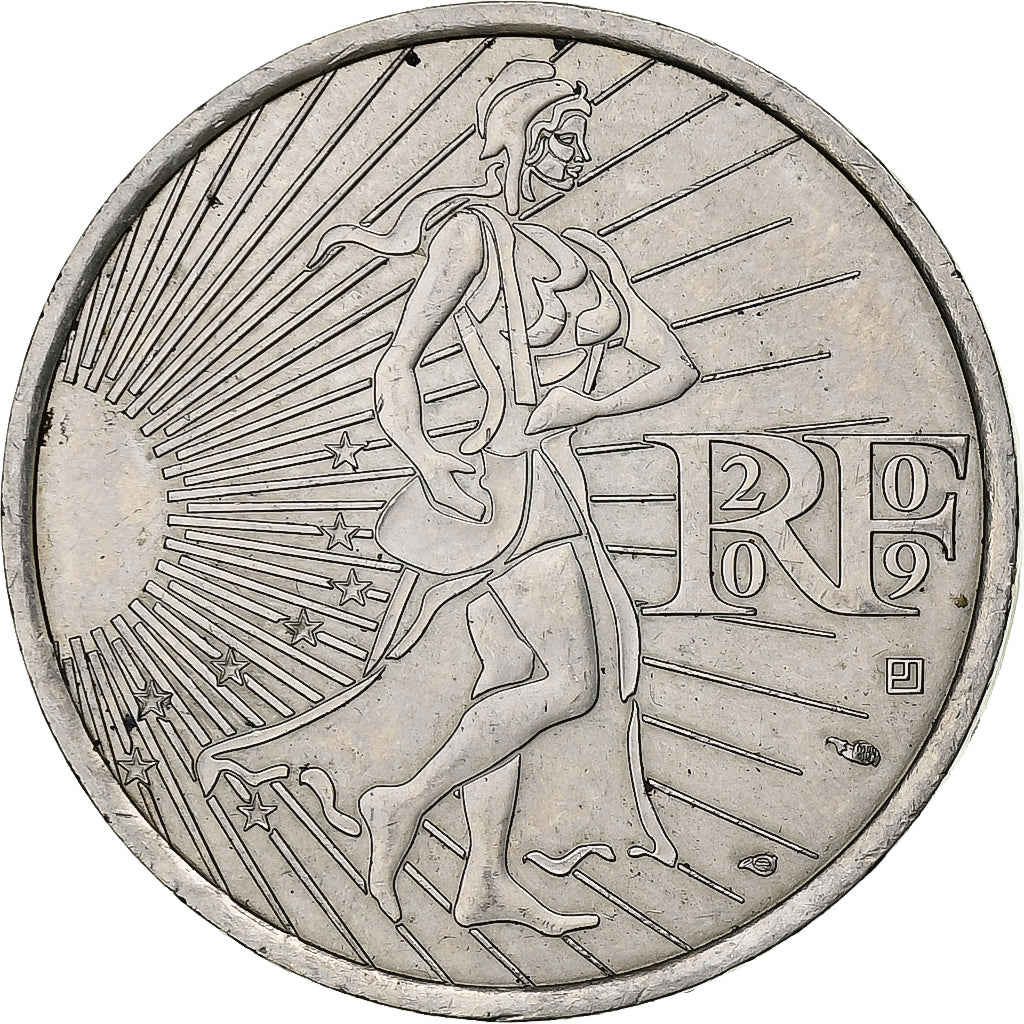 Frankreich, 10 Euro, Semeuse, 2009, Silber, VZ, KM:1580
