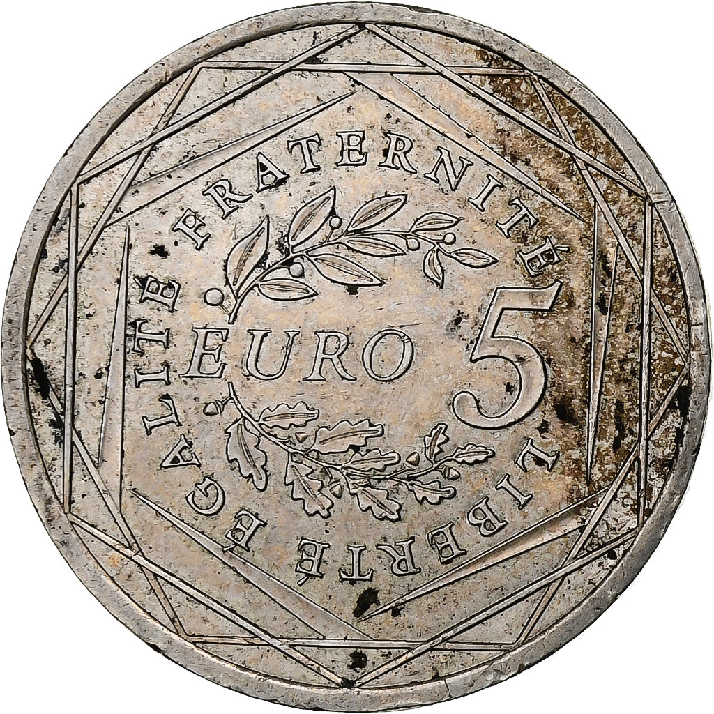 Frankreich, 5 Euro, 2008, Silber, SS+, Gadoury:EU287, KM:1534