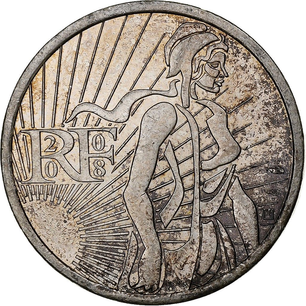 Frankrijk, 5 Euro, 2008, Zilver, PR, Gadoury:EU287, KM:1534