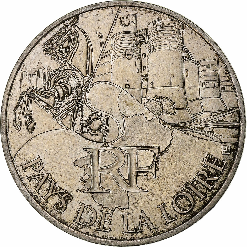 Frankreich, 10 Euro, Pays de la Loire, Château de la Loire, 2012, Paris