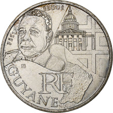 France, 10 Euro, Guyane, Félix Éboué, 2012, Paris, Silver, MS(63), KM:1872