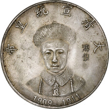China, Token, Qing Dynasty Emperors Xuantong, 1909-1911, Copper-nickel, Replica