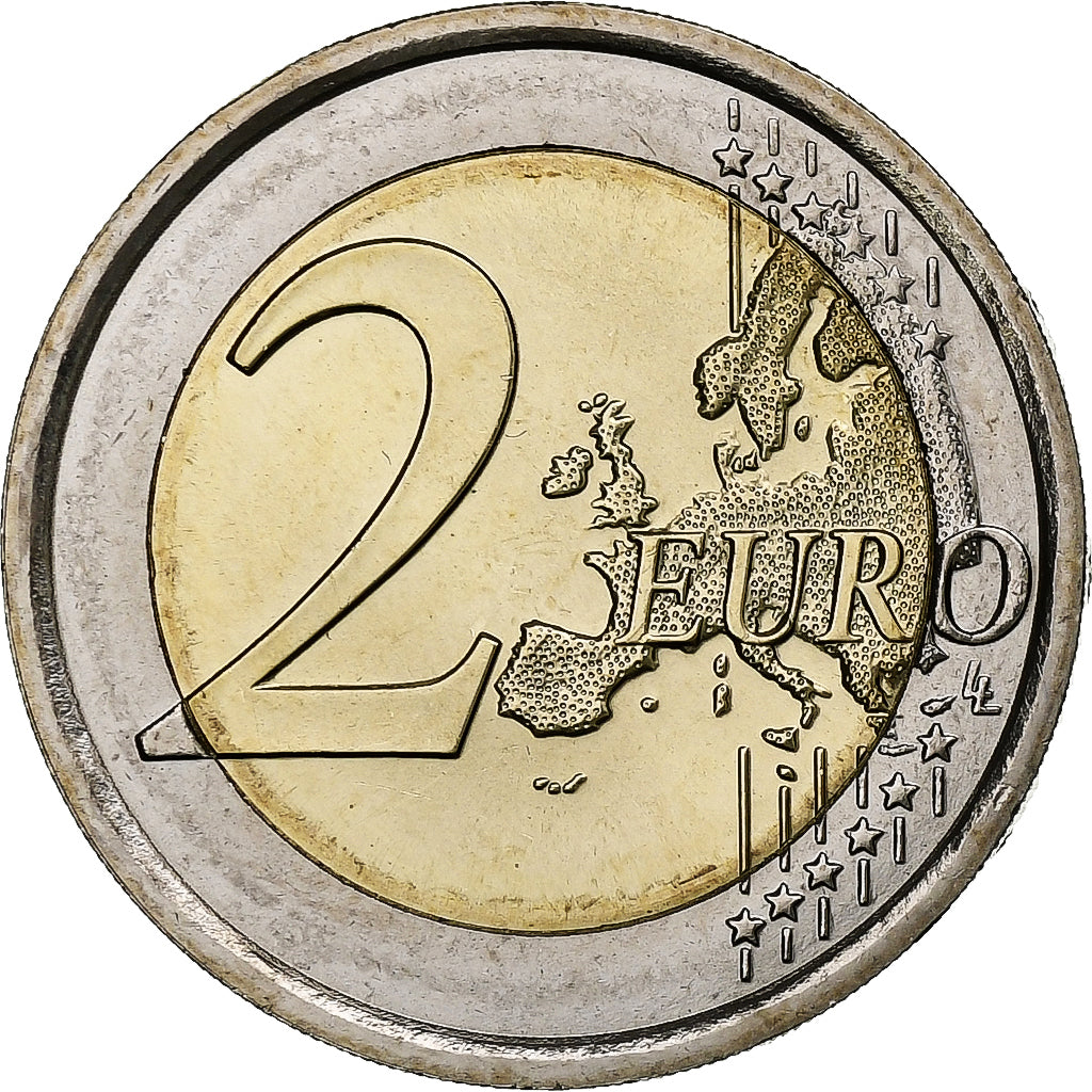 Włochy, 2 Euro, Donatello, 2016, Rome, Bimetaliczny, MS(65-70)