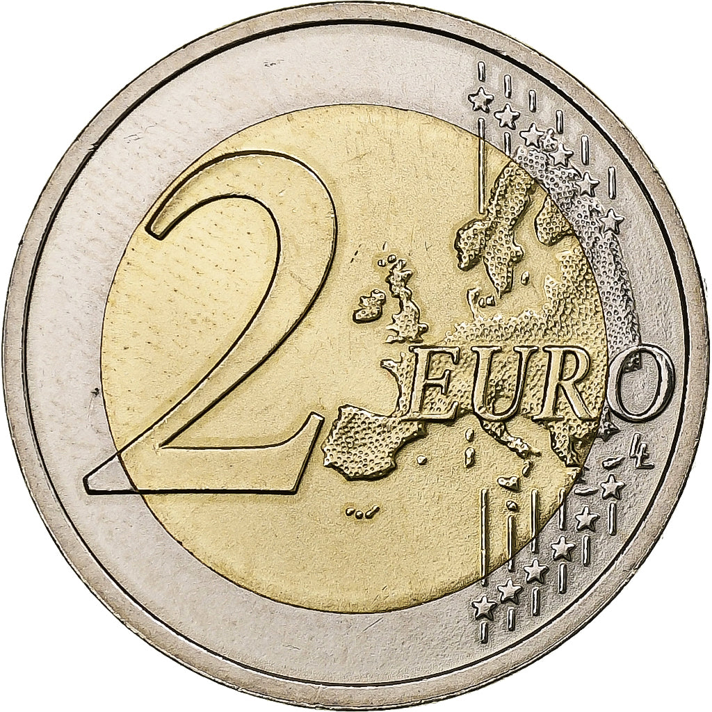 Lettonia, 2 Euro, Black Stork, 2015, Vilnius, Bi-metallico, FDC