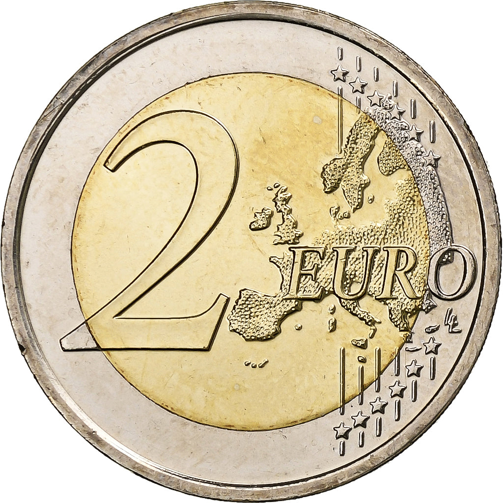 Eslovaquia, 2 Euro, Ľudovít Štúr, 2015, Kremnica, Bimetálico, FDC