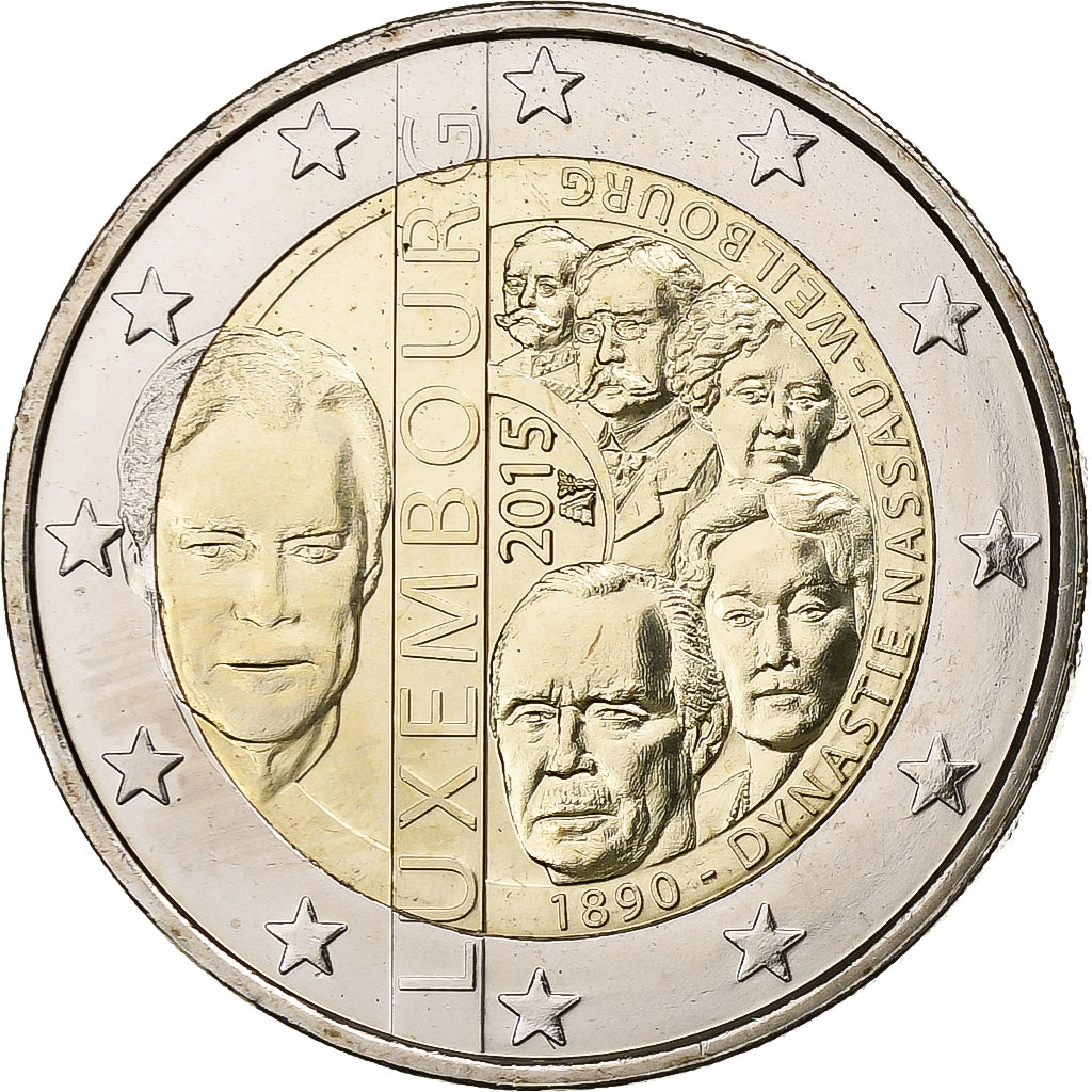 Luxembourg, 2 Euro, Henri I House of Nassau-Weilburg, 2015, Utrecht