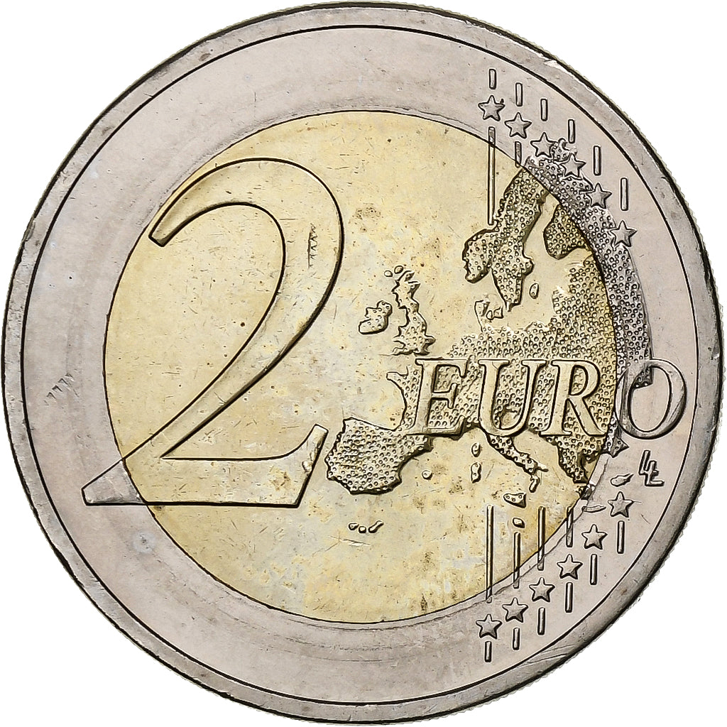 Greece, 2 Euro, Domenikos Theotokopoulos, 2014, Athens, Bi-Metallic, MS(63)