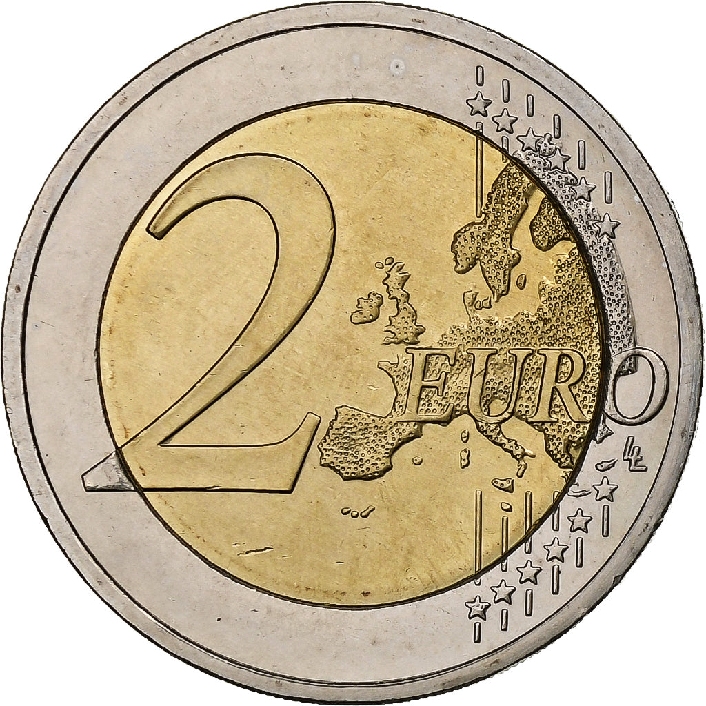 Cipro, 2 Euro, 30 Years of European Union Flag, 2015, Athens, Bi-metallico, SPL