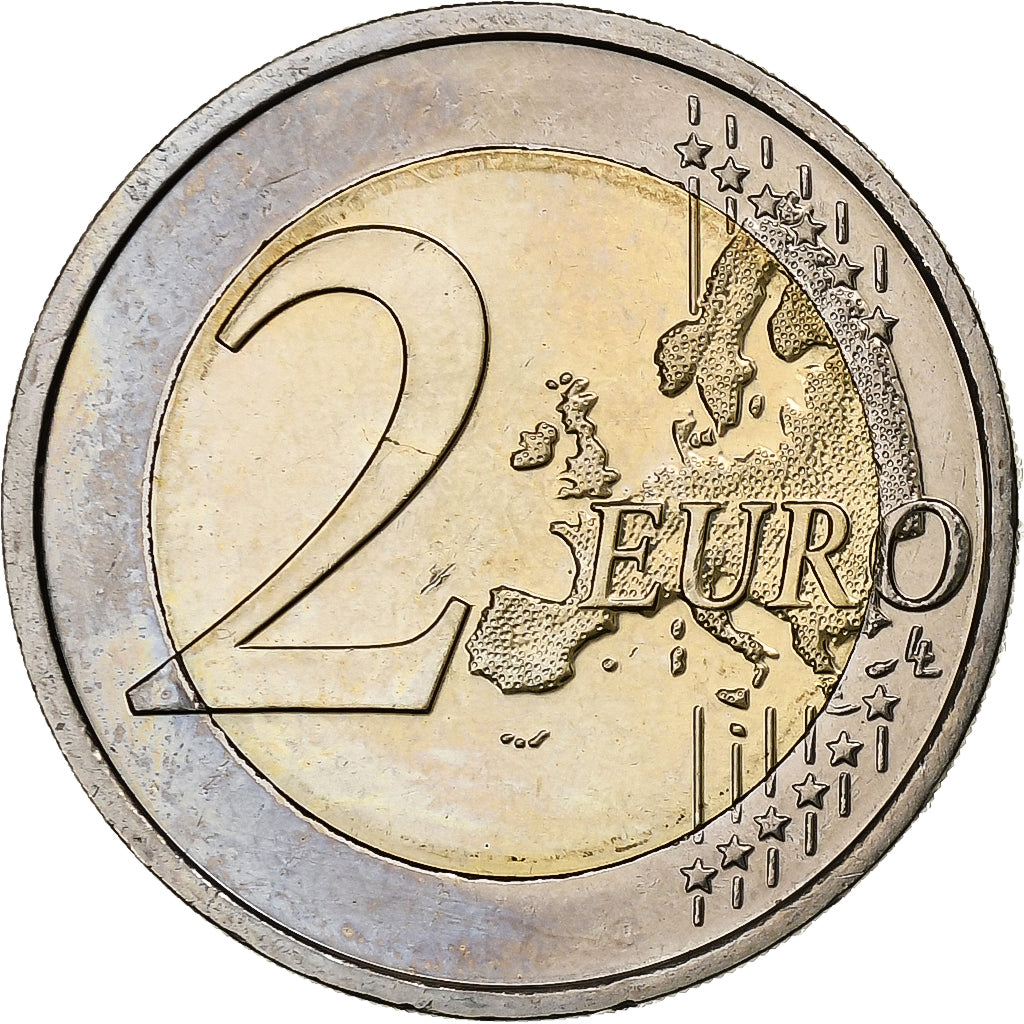 Irlanda, 2 Euro, Easter Rising, 2016, Dublin, Bimetálico, SC