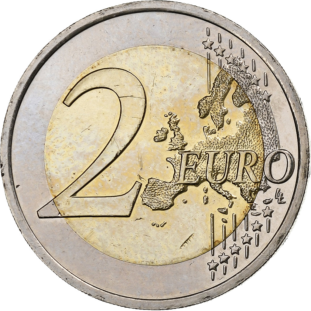 Słowacja, 2 Euro, European Union, 2014, Kremnica, Bimetaliczny, MS(63)